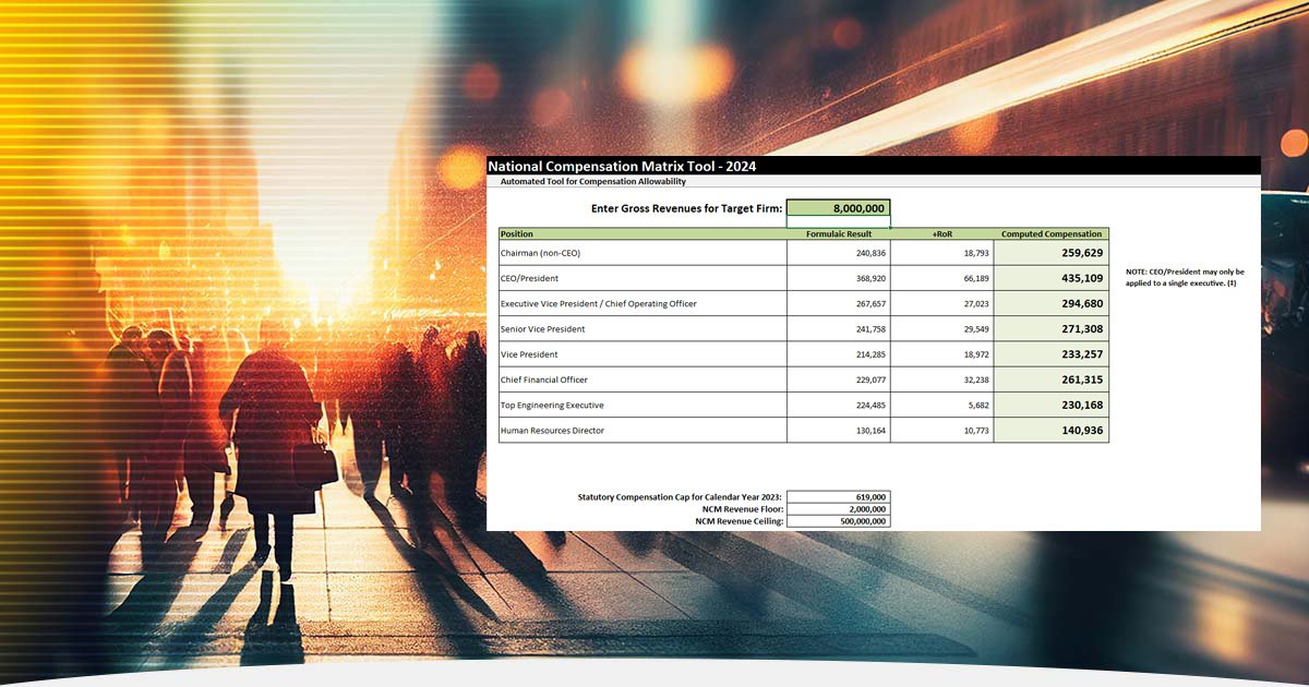 2024 National Compensation Matrix Stambaugh Ness