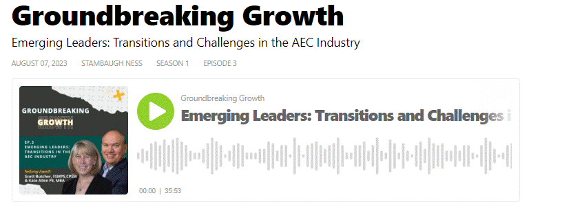 Groundbreaking Growth Emerging Leaders Podcast