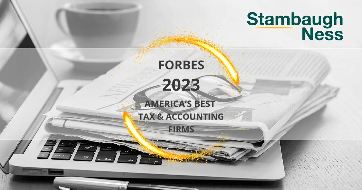 Stambaugh Ness Named to List of America's Best Tax and Accounting Firm