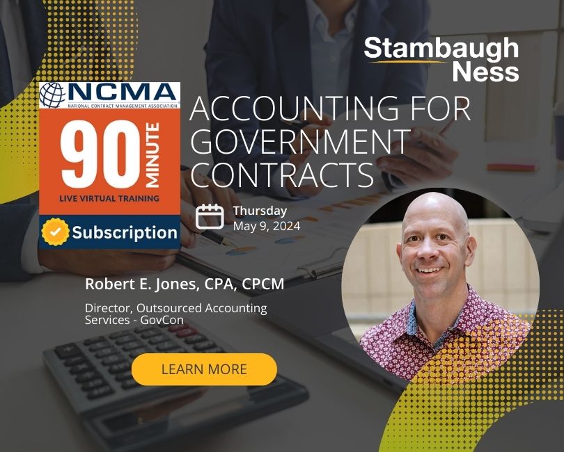 NCMA Accounting for Government Contracts