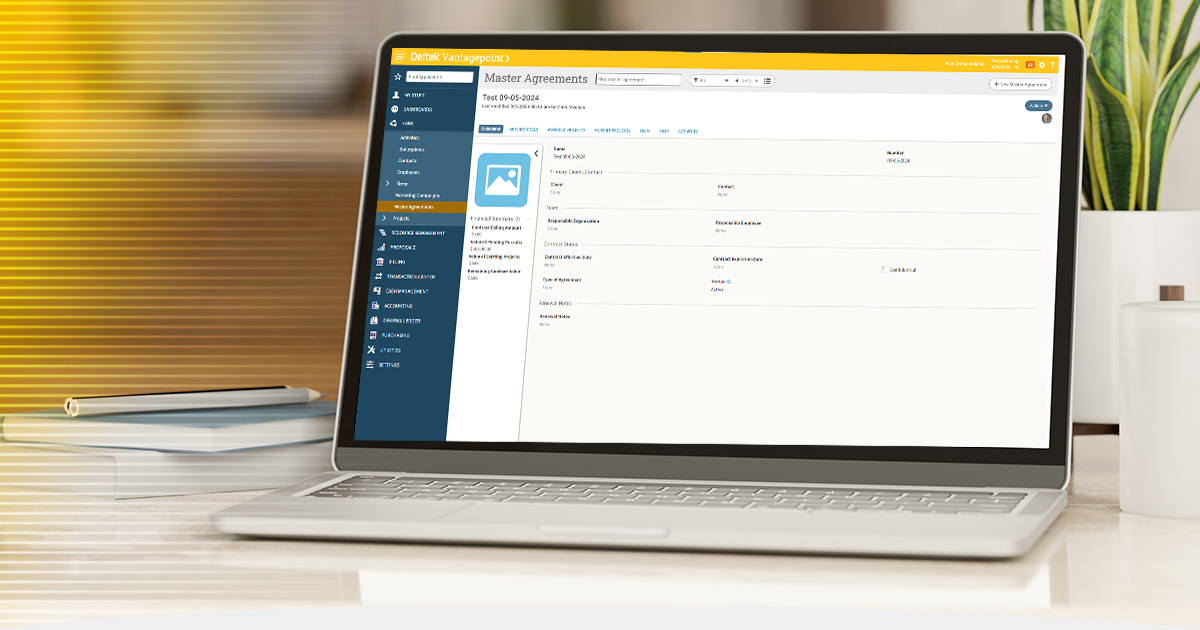 Track and Manage Contracts More Efficiently in Deltek Vantagepoint Stambaugh Ness