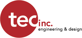 Tec Inc. Engineering & Design Logo