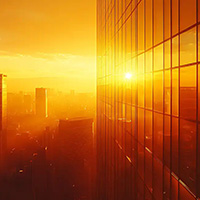 AEC Strategic Buyer webinar cover for 'Before the Deal: Positioning Your Firm to Buy with Clarity' featuring Stambaugh Ness and Zweig Group experts. The professional graphic shows a photorealistic architectural building background in amber tones with a scannable layout including date, time, and speaker headshots of Becky Carlson, Jennifer Nelson, and Tom Godin