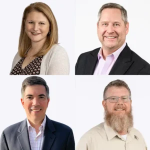 Stambaugh Ness ownership expansion: New owners Alyson Fieldman, Sean O'Connell, W. Hobson Hogan, and Nick Keeny.