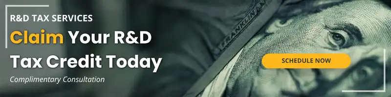 R&D Tax Services – Claim Your R&D Tax Credit Today. Schedule Now for a complimentary consultation.
