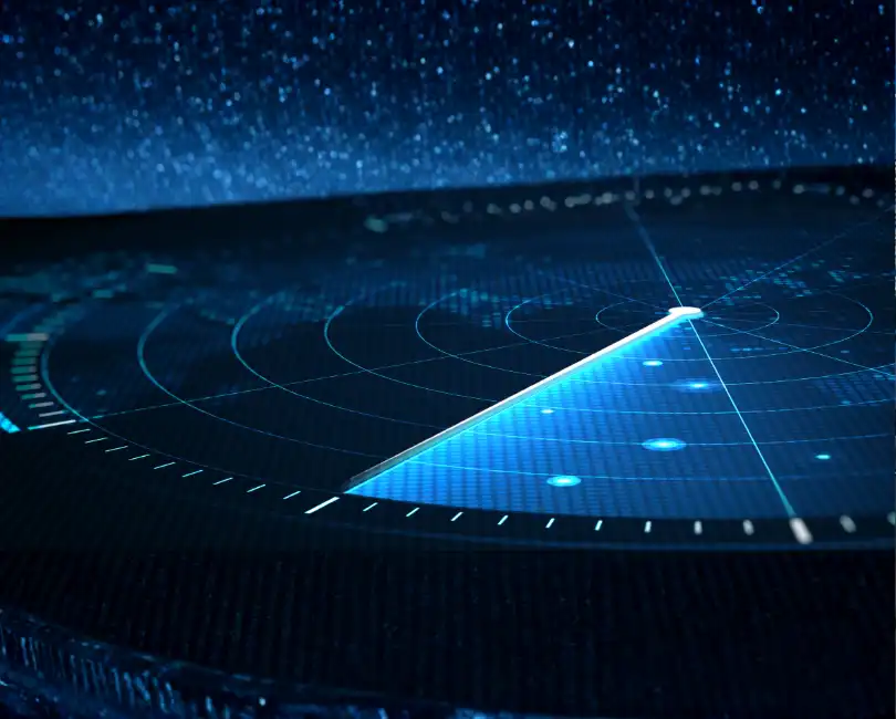 Stambaugh Ness article cover: Your Next Move Could Put Your Firm on a State's Radar by Karen J. Poist, CPA, over a digital blue radar interface.